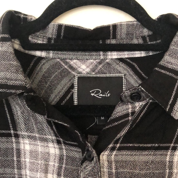 Plaid Rails Blouse - Picture 2 of 5